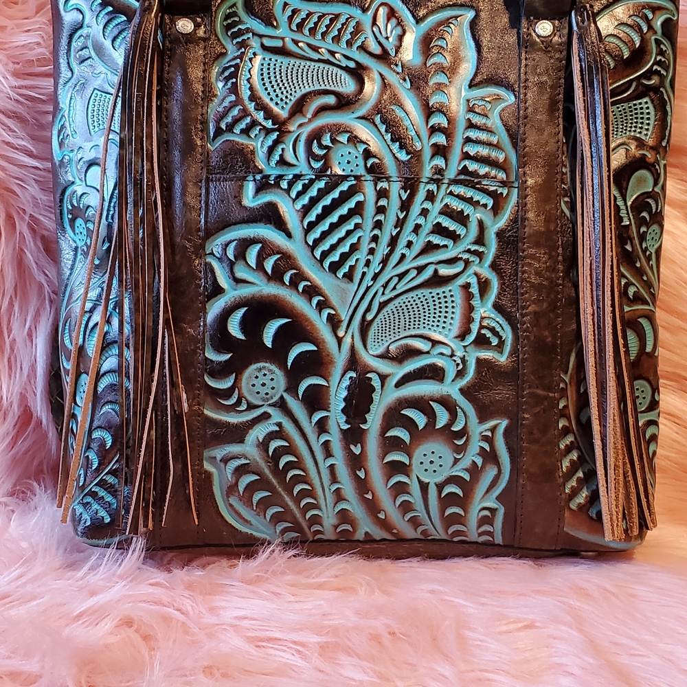 Patricia Nash Cavo Leather Tote